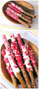 It's a No Bake Valentine Day! My Valentine Pretzel Treats are perfect to take to school parties, make for your kids, and share with those you love. Hugs and kisses to all!