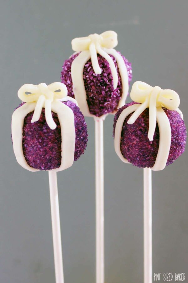 Birthday Present Cake Pops