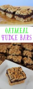 Oatmeal Fudge Bars that are sure to put a smile on everyone's face! We love them!