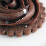 Chocolate Shortbread Cookies with chocolate buttercream. Super simple and beautiful!