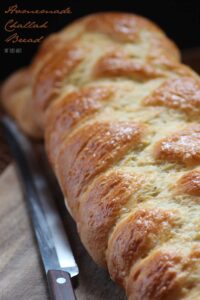 This homemade Challah recipe makes enough for 4 loaves. Enjoy a loaf in your Baked French Toast.
