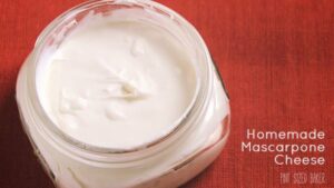 Homemade Mascarpone Cheese is easy to make and costs so much less than store bought! Make it yourself!