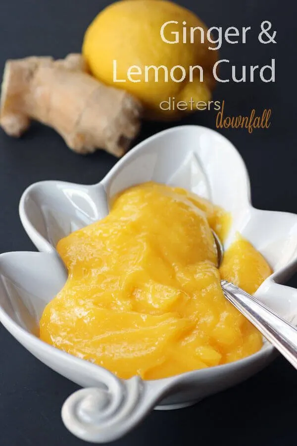 The heat from the Ginger and the cool of the Lemon combine to make a wonderful Curd. From dietersdownfall.com