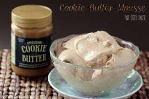 Delicious Cookie Butter Mousse that is easy to make and tastes amazingly sweet!