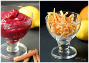 Cranberry Puree and Dried Citrus Peels - Perfect flavors for the holidays.