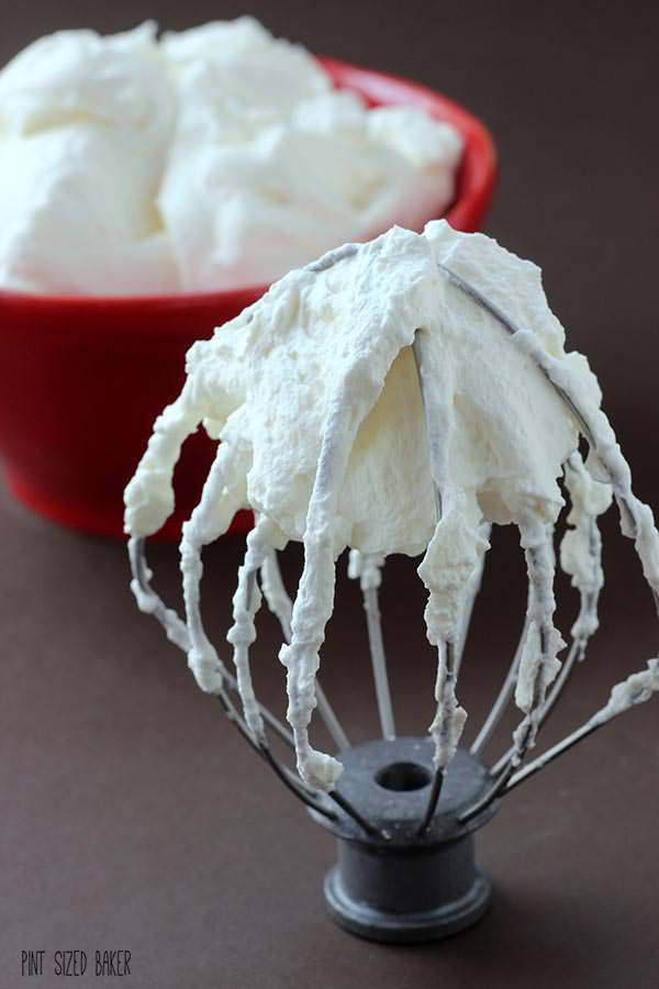 Homemade whipped cream is good, but making some Mascarpone Whipped Cream is even better! This is great to add to pies, fresh fruit, and everywhere else!