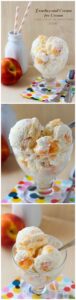 You'll go ga-ga for this Peaches and Cream Ice Cream for dessert. Sweet, homemade Vanilla Ice Cream with with Peach puree mixed in. It's amazing!