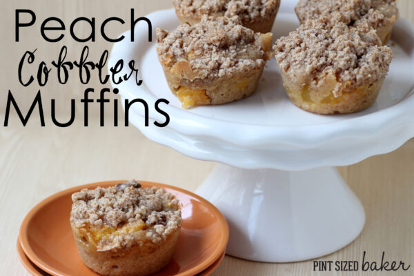 Peach Cobbler Muffins