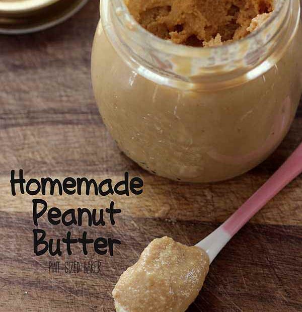 Homemade peanut butter - so much better than from the grocery store.