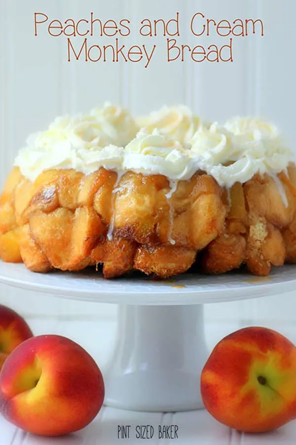 Peaches and Cream Muffins - Baker by Nature