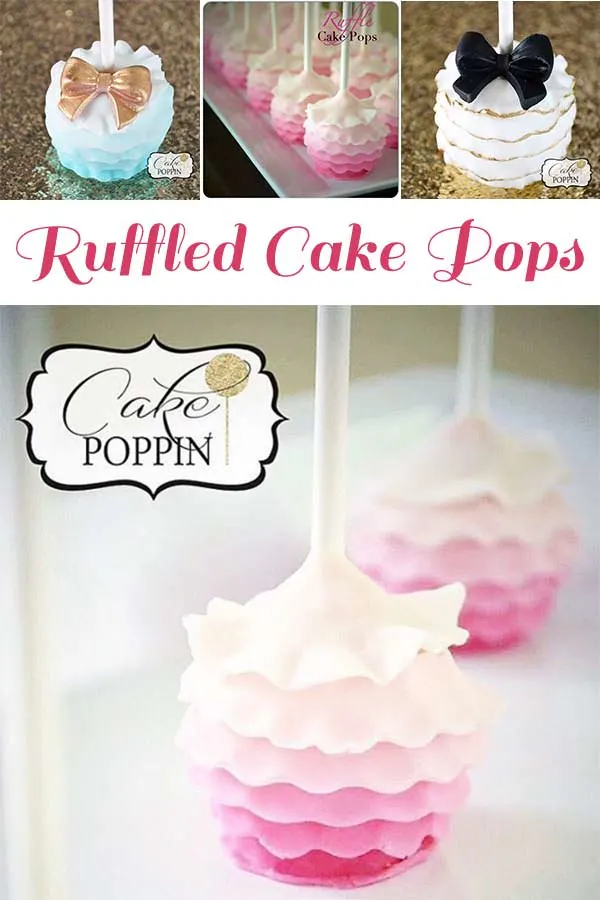 A Ruffle Cake Pop Tutorial to help you create beautifully ruffled cake pops at home. Cake Poppin' has created this tutorial to be easy and straight forward.