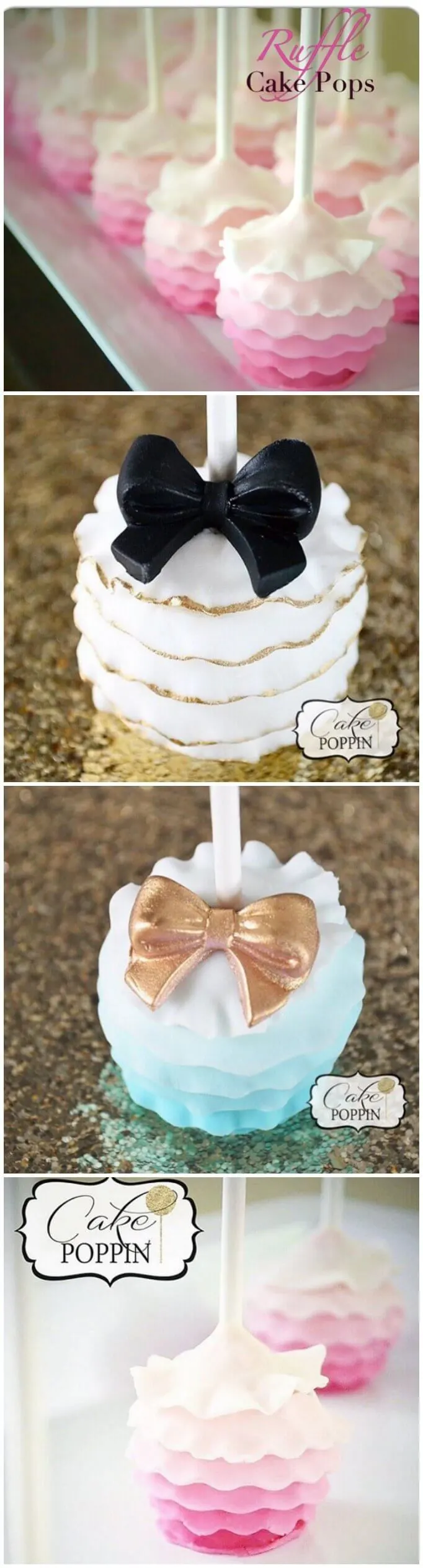 Learn how to make these stunning Ruffled Cake Pops. Step by step instructions on how to create the ruffles.