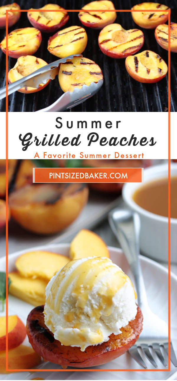 Get out the grill because these Grilled Peaches are sweet, juicy, and the perfect summer treat. You’ll want to make these often.