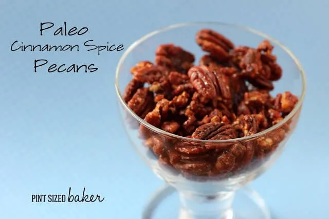 These Paleo Cinnamon Spiced Pecans are just what you need to top your dairy free snacks or to keep you going through the afternoon. Don't give into temptation.