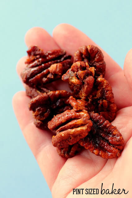 These Paleo Cinnamon Spiced Pecans are just what you need to top your dairy free snacks or to keep you going through the afternoon. Don't give into temptation.