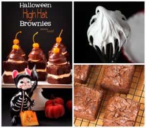 Learn how to make these High Hat Brownies with homemade brownie squares and marshmallow fluff.