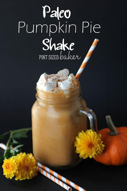 Craving pumpkin pie but don't want all the sugar and carbs? Try this Pumpkin Pie Paleo Shake that is packed full pumpkin power!
