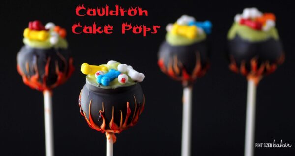 Give those little witches a cauldron they can cackle over! These fun Cauldron Cake Pops will be the hit of your Halloween Party.