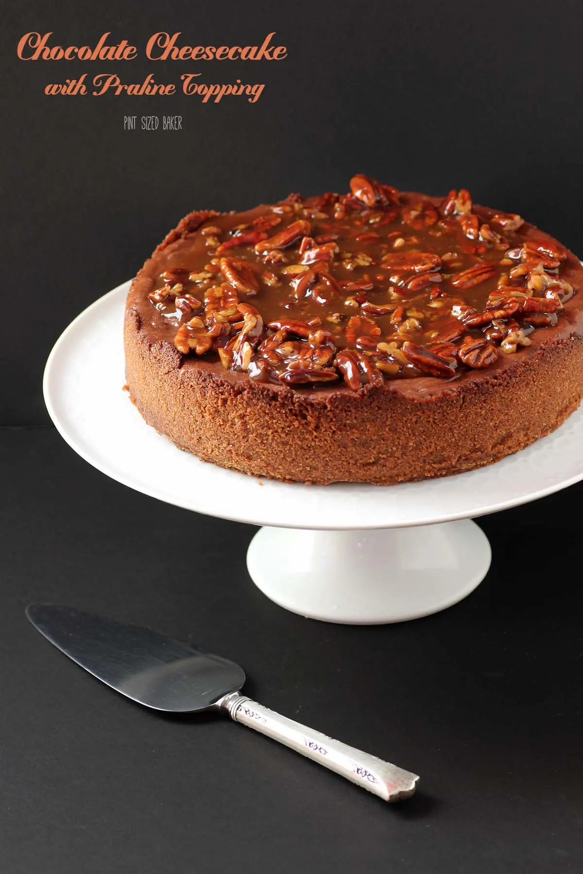 Chocolate Cheesecake with Praline Topping 33