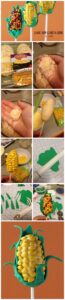 Learn how to make these fun Cake Pop Candy Corn desserts. Step by step instructions for you to make them at home.