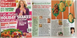 My Cake Pop Candy Corn as featured in Woman's World Magazine in 2014