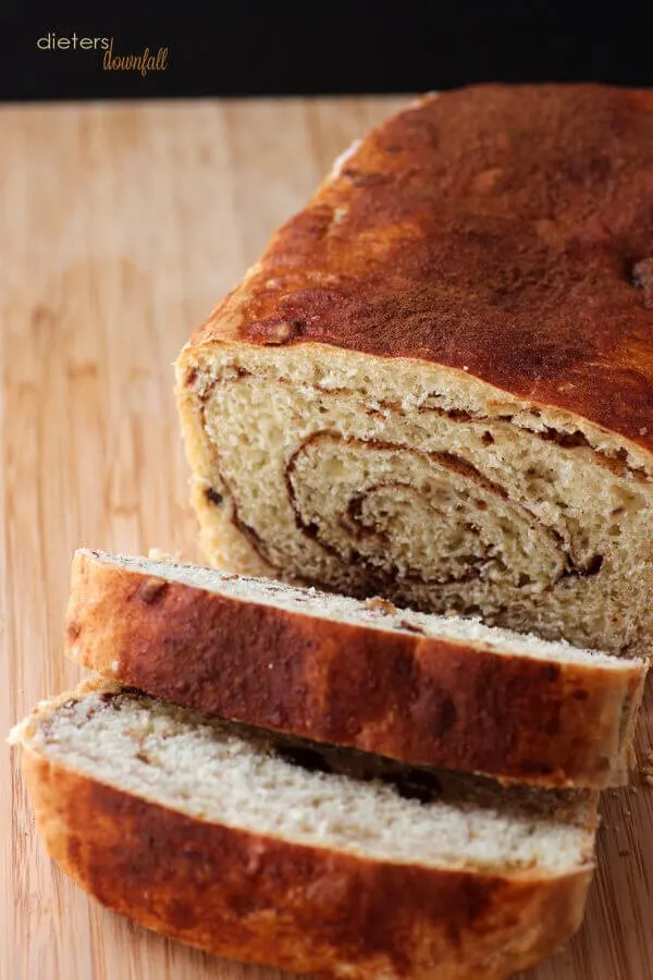 Warm, toasted Cinnamon Bread served with real butter. The best breakfast or snack or lunch! 