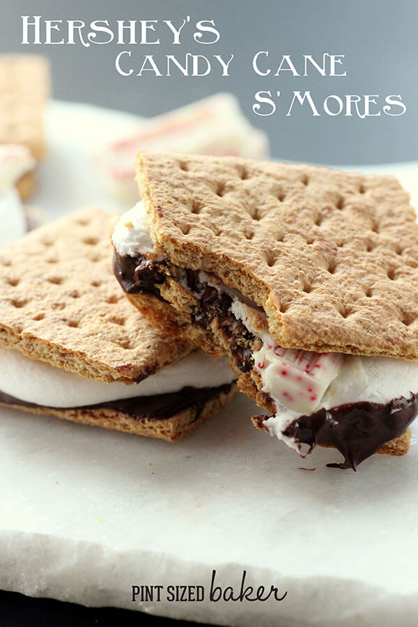 Hershey's Candy Cane S'mores