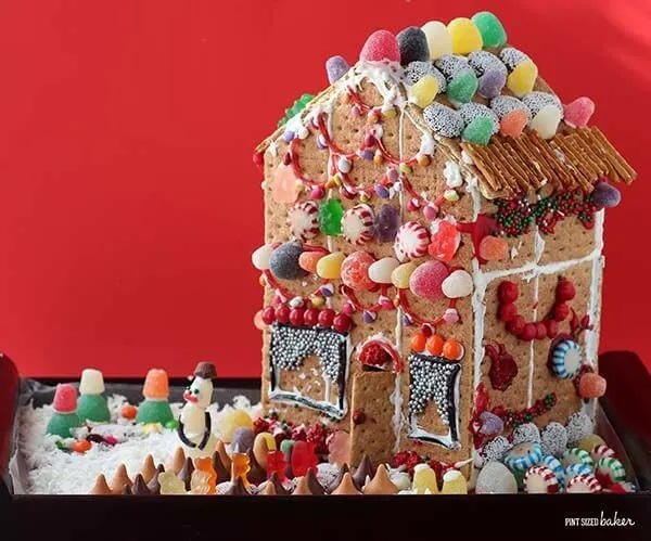Gingerbread houses are a lot of fun to build and decorate on a cold winter day!