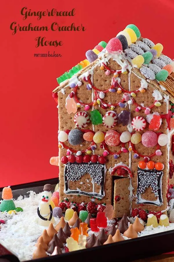 Grab the kids, graham crackers and a ton of candy and make some memories while building a Gingerbread House!