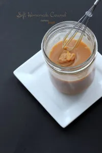 Soft homemade caramel is sweet and so yummy as a topping or filling. from #dietersdownfall.com