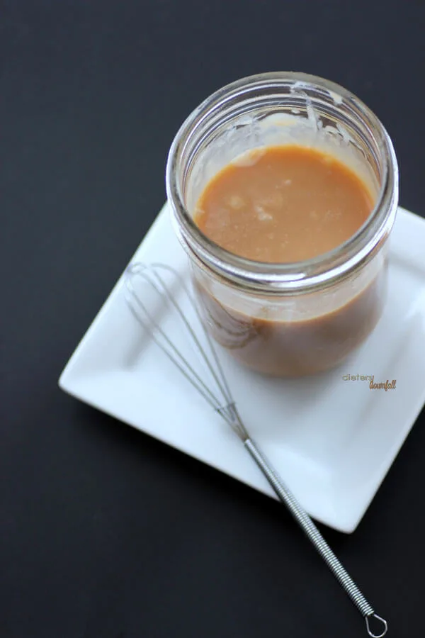 Soft homemade caramel is sweet and so yummy as a topping or filling. from #dietersdownfall.com