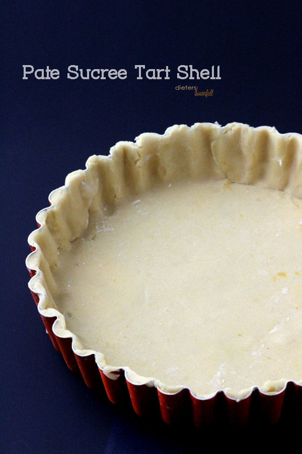 Pâte Sucrée tart crust. from #dietersdownfall.com