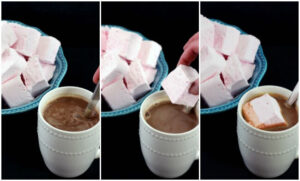 Homemade Marshmallows are great in some home chocolate!