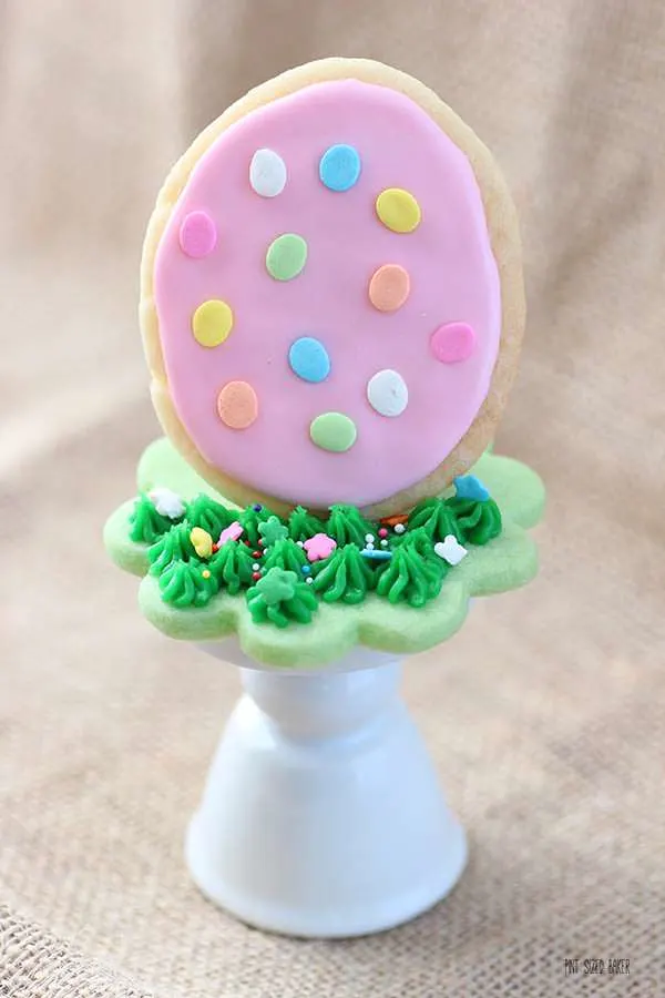 Enjoy these cookies for place settings, a center piece, or stashed around the house for cute decoration for your Easter Celebration. These are some fun eggs that everyone wants to find!