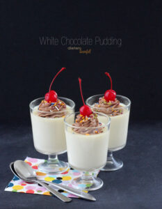 1 dd White chocoalte Pudding 8