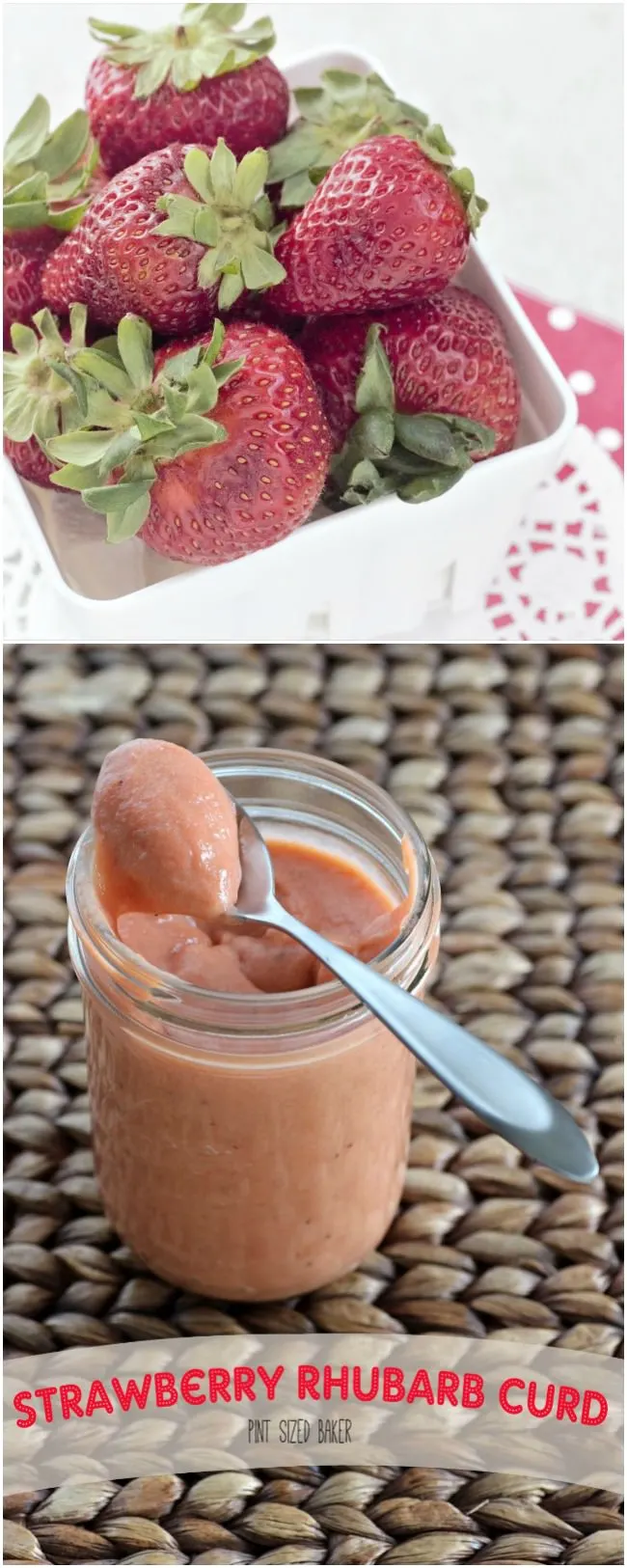 Pick some fresh strawberries and cook them with some fresh rhubarb for this amazing homemade strawberry rhubarb curd recipe.
