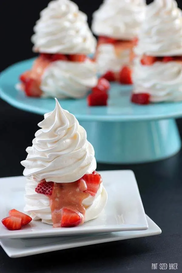 Homemade Strawberry Meringues are simply stunning to serve to your party guests.