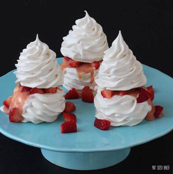 Homemade Strawberry Meringues are simply stunning to serve to your party guests.