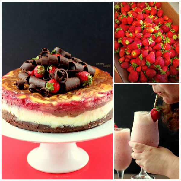 Fresh Strawberries are the best! Learn how to clean them and make an Old Fashioned Soda and Brownie Cheesecake. from #dietersdownfall