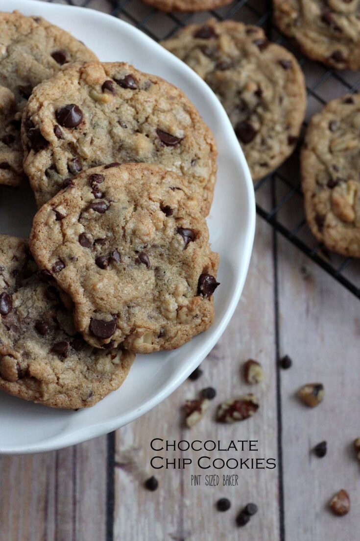 These classic chocolate chip cookies are just what you’ve been craving! Pack them with chocolate and walnuts for a great snack any time of day!