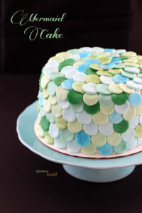 Learn how to make this stunning Mermaid Birthday Cake