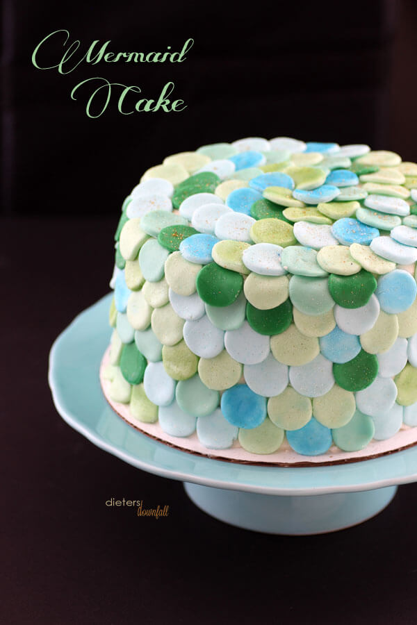 A beautiful Mermaid cake that any little girl would love for her birthday.