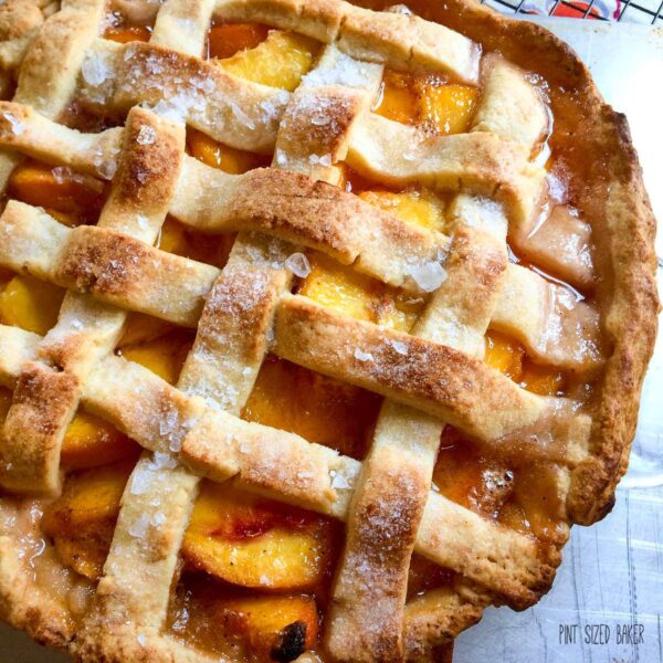 Perfect Peach Pie - Pint Sized Baker