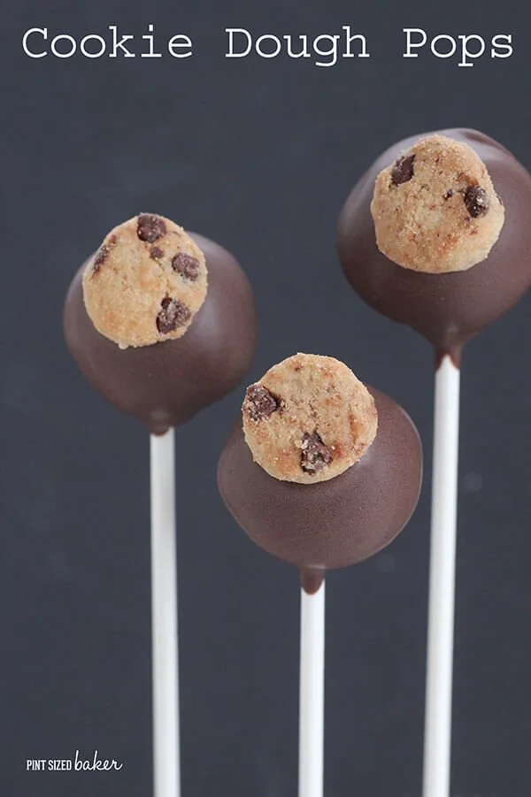 Edible Cookie Dough Pops