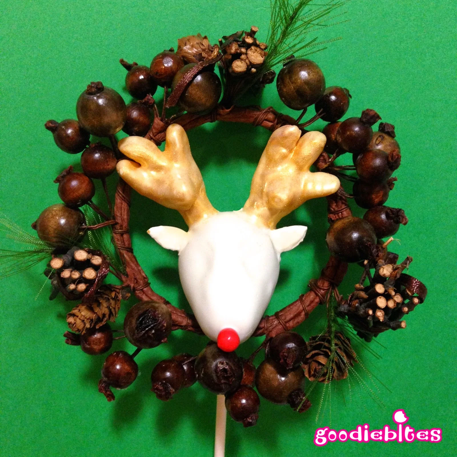 Reindeer busts are all the rage, so why not have fun and make some Rudolph Cake Pops for your Christmas party! This tutorial shows you how!
