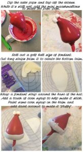 How to make Santa's Hat Cake Pops
