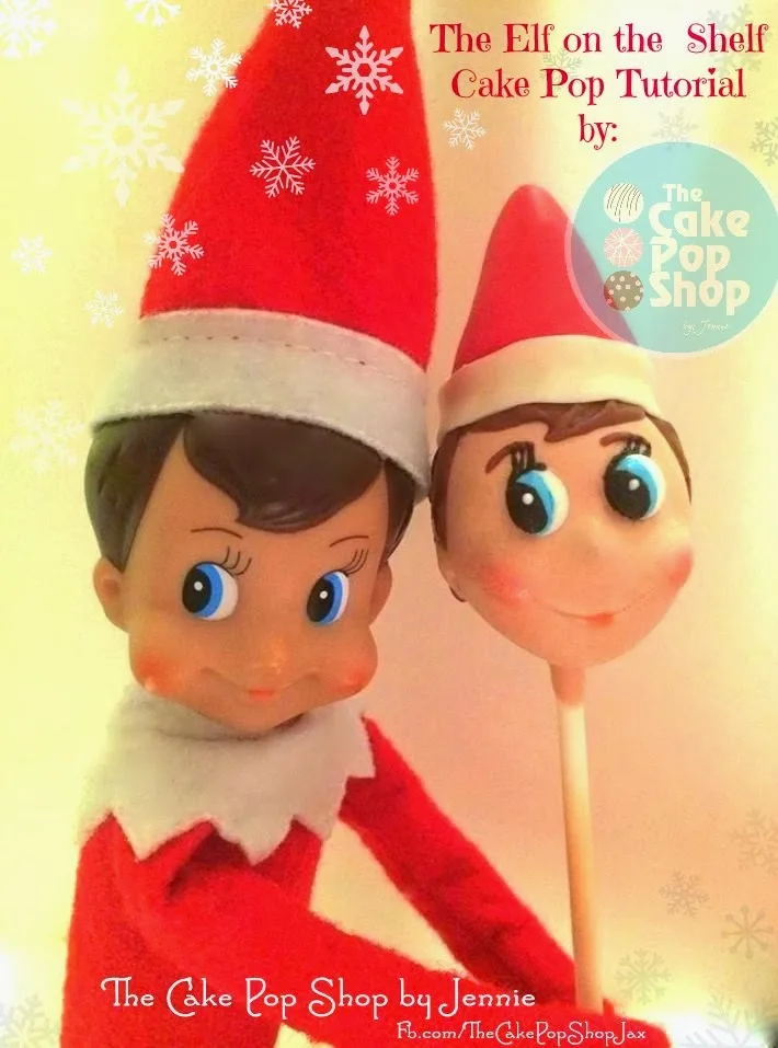 Elf on the Shelf Cake Pop Tutorial