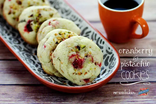 Cranberry Pistachio Sugar Cookies - perfect for my midday coffee break.