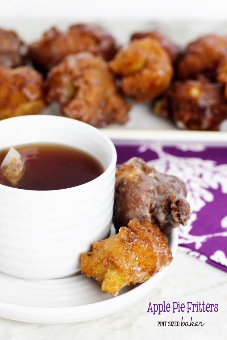 Glazed Apple Pie Fritters