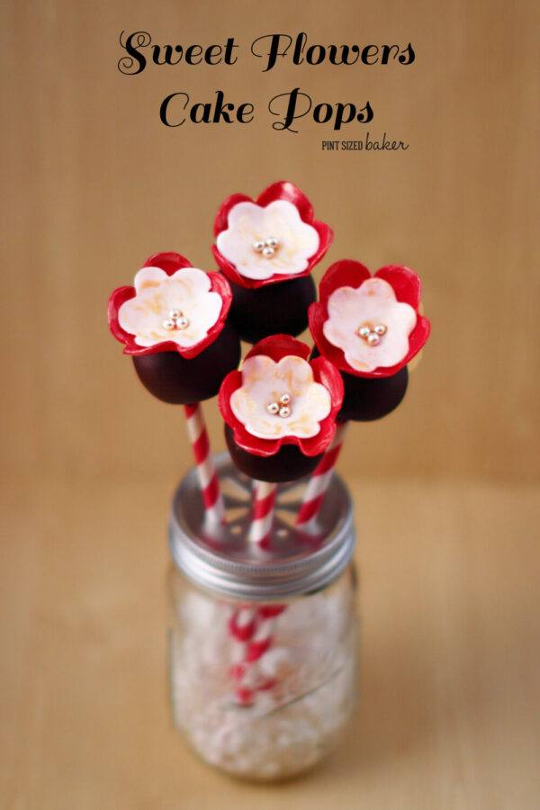 1 Red Flower Cake Pops 2